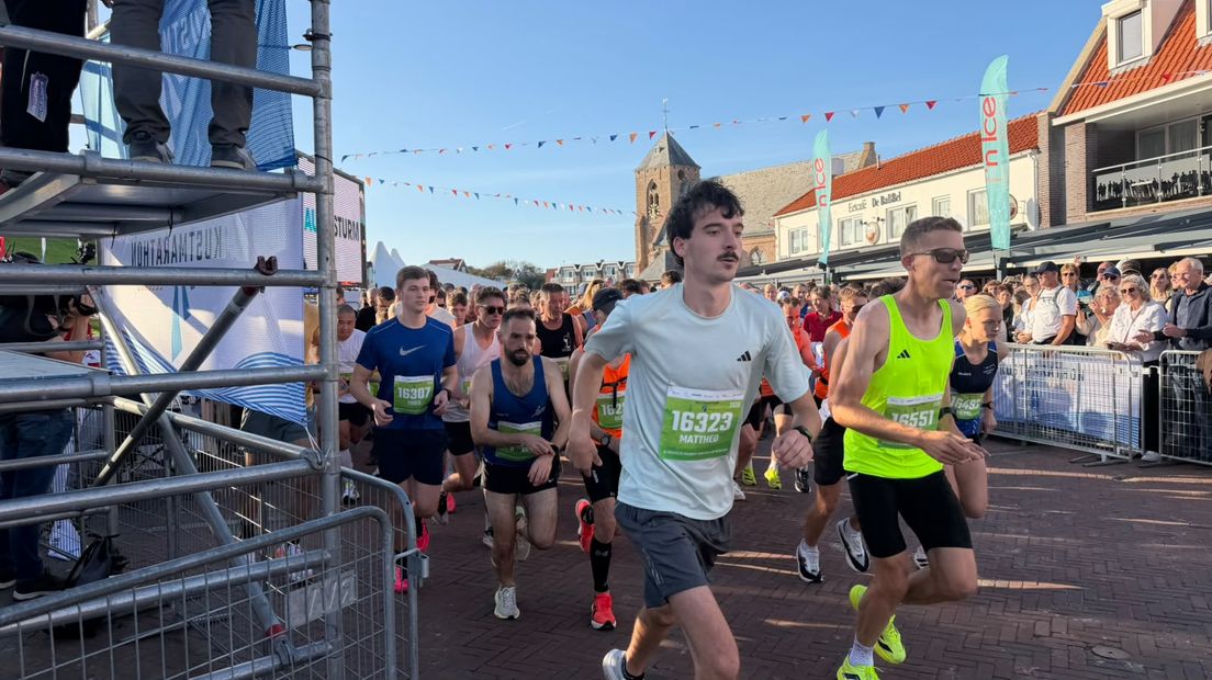De start van de Trailrun