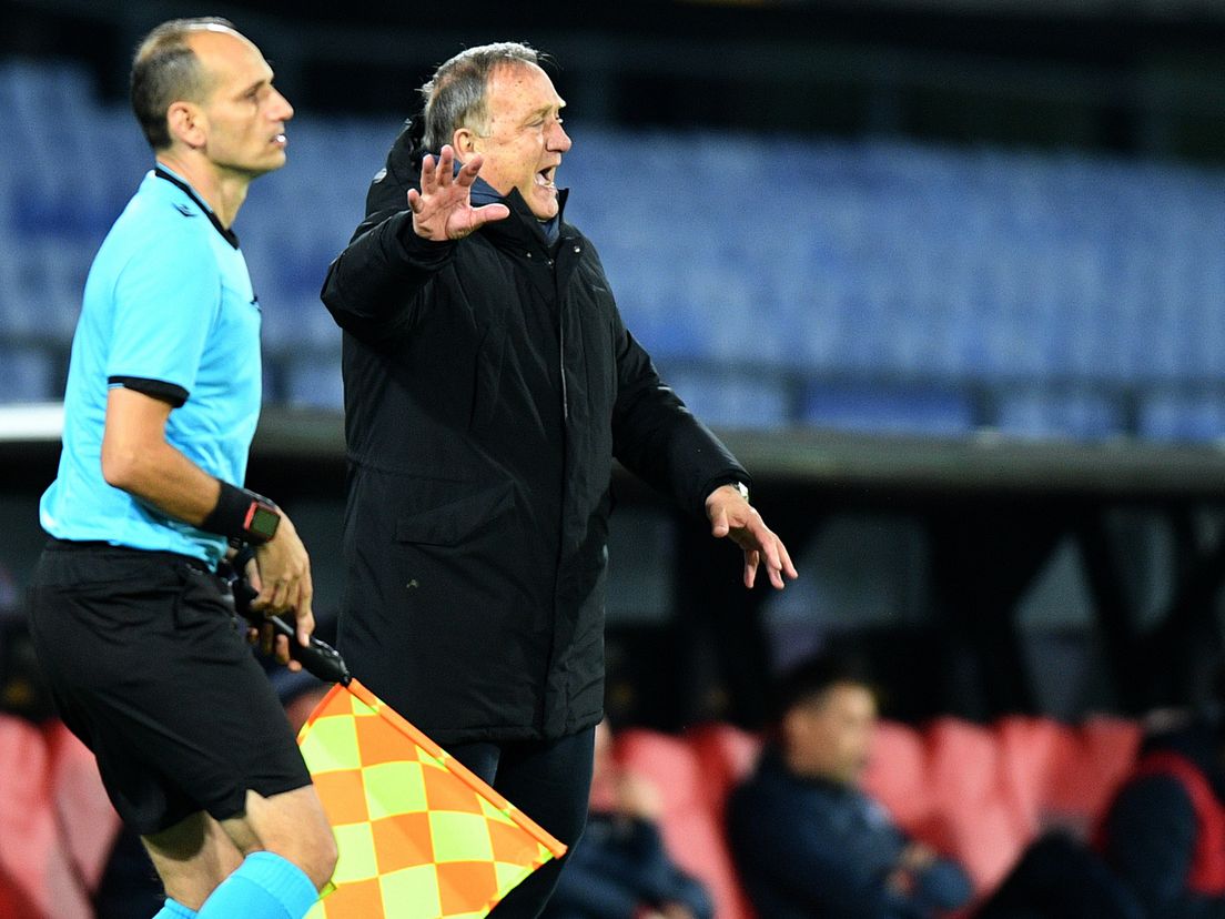 Advocaat in de thuiswedstrijd tegen CSKA.