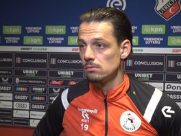 Nick Olij na afloop van FC Utrecht-Sparta