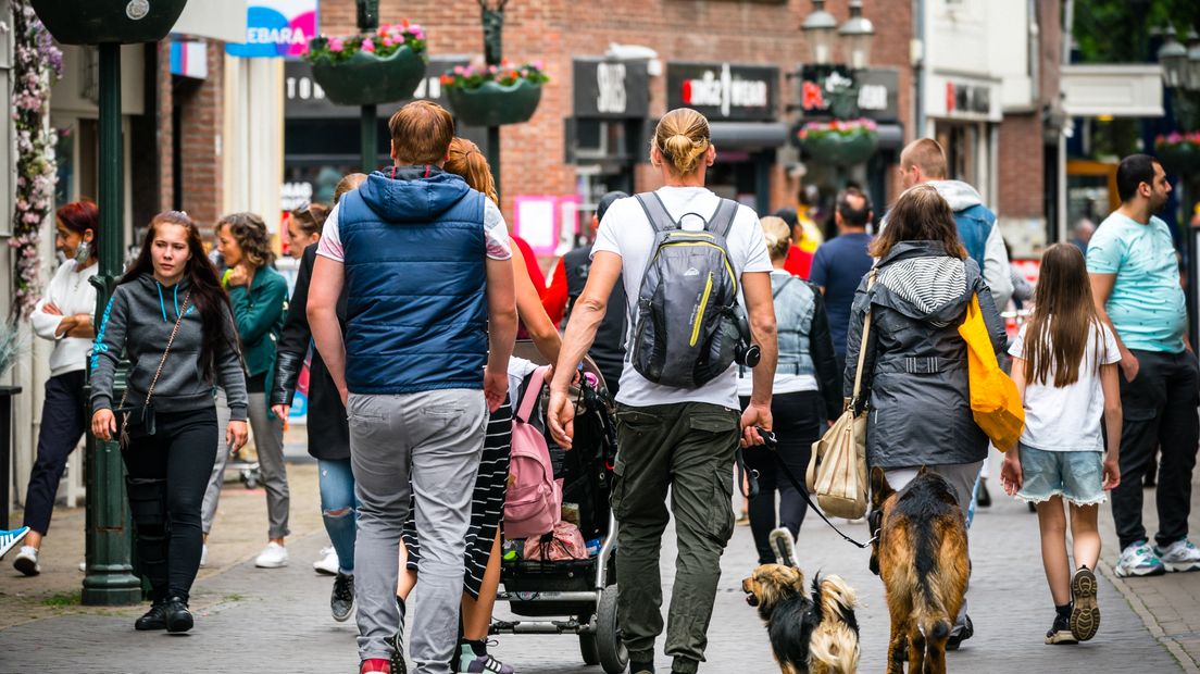 Drukte op straat. Foto ter illustratie: ANP