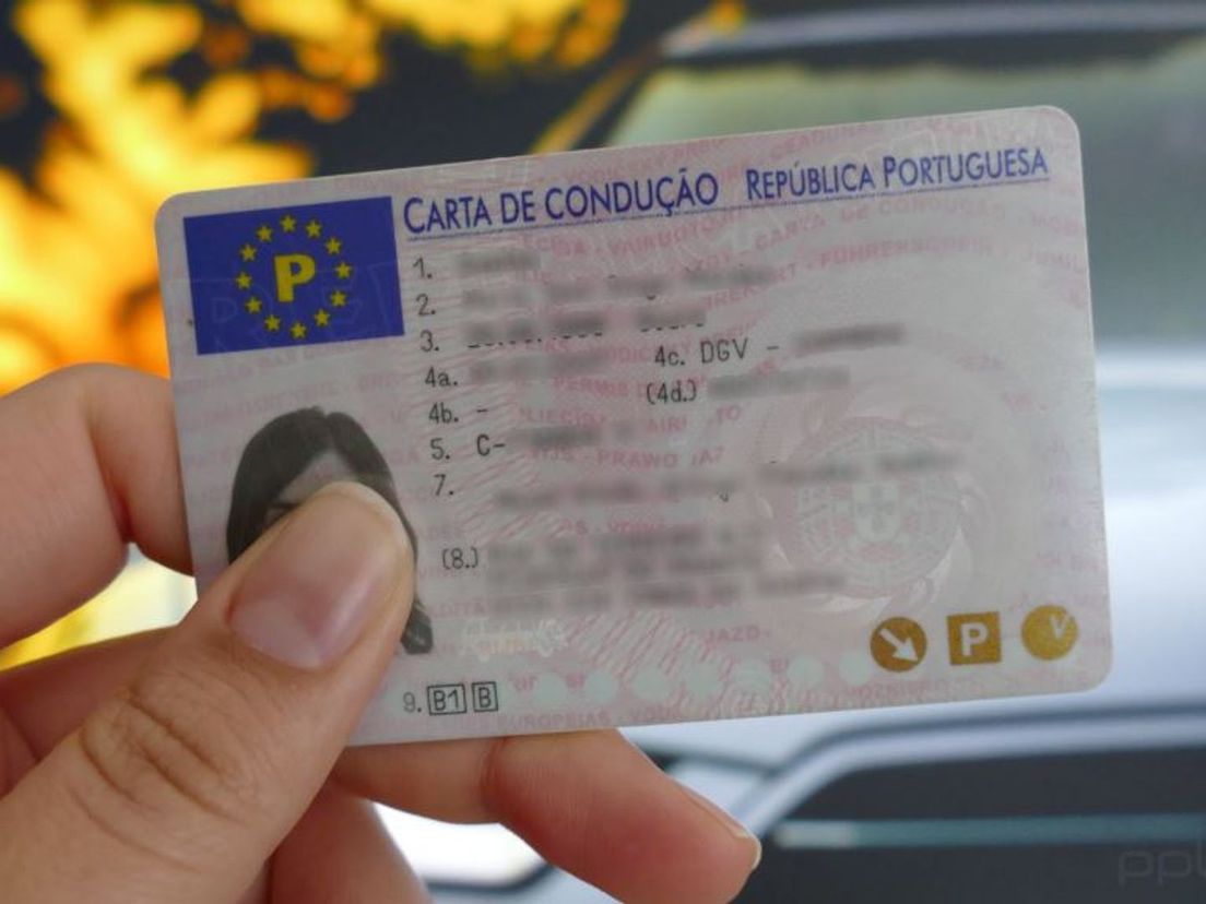 Ter illustratie: een Portugees rijbewijs