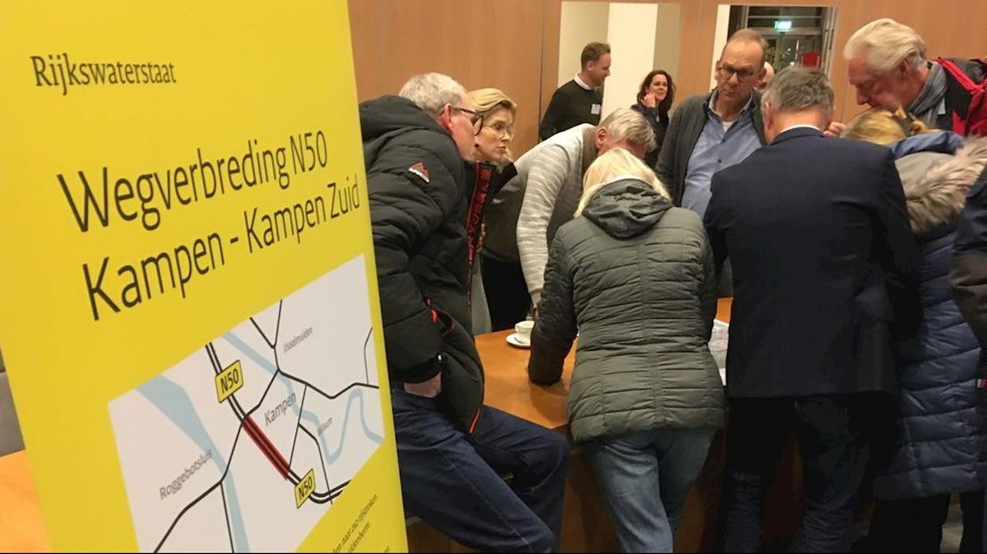 Inloopavond Rijkswaterstaat Kampen, verbreding N50 in 2023 klaar