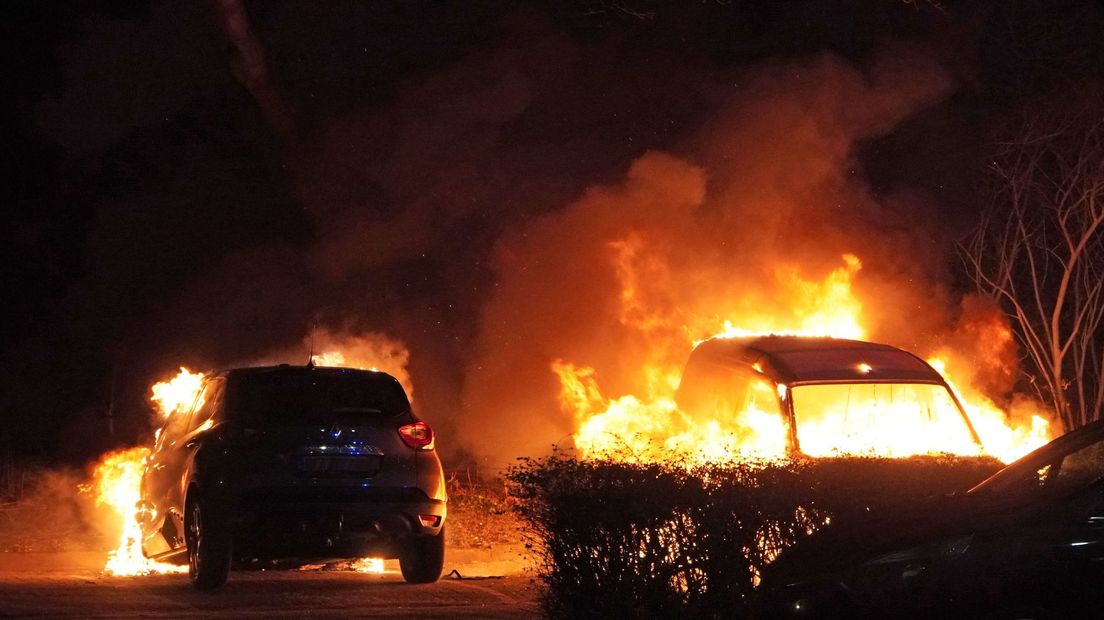 Auto's verloren door autobrand in Assen