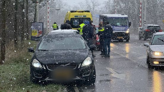 Vier automobilisten botsen op Europaweg
