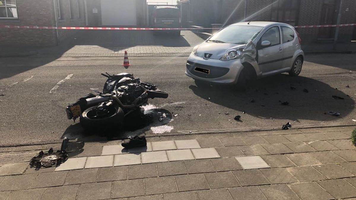 Motorrijder zwaargewond bij aanrijding in Montfort