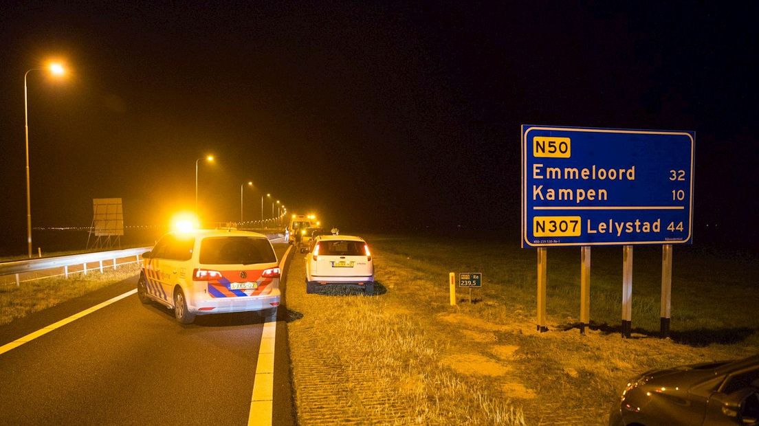 N50 richting Kampen afgesloten