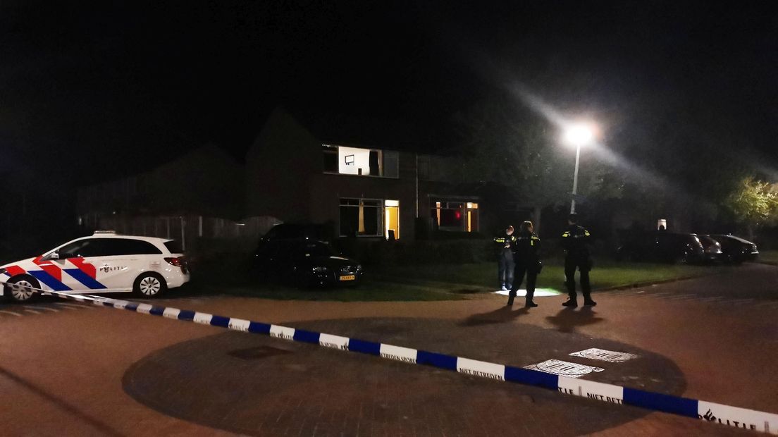 Een woning in Gasselternijveen is maandagavond beschoten