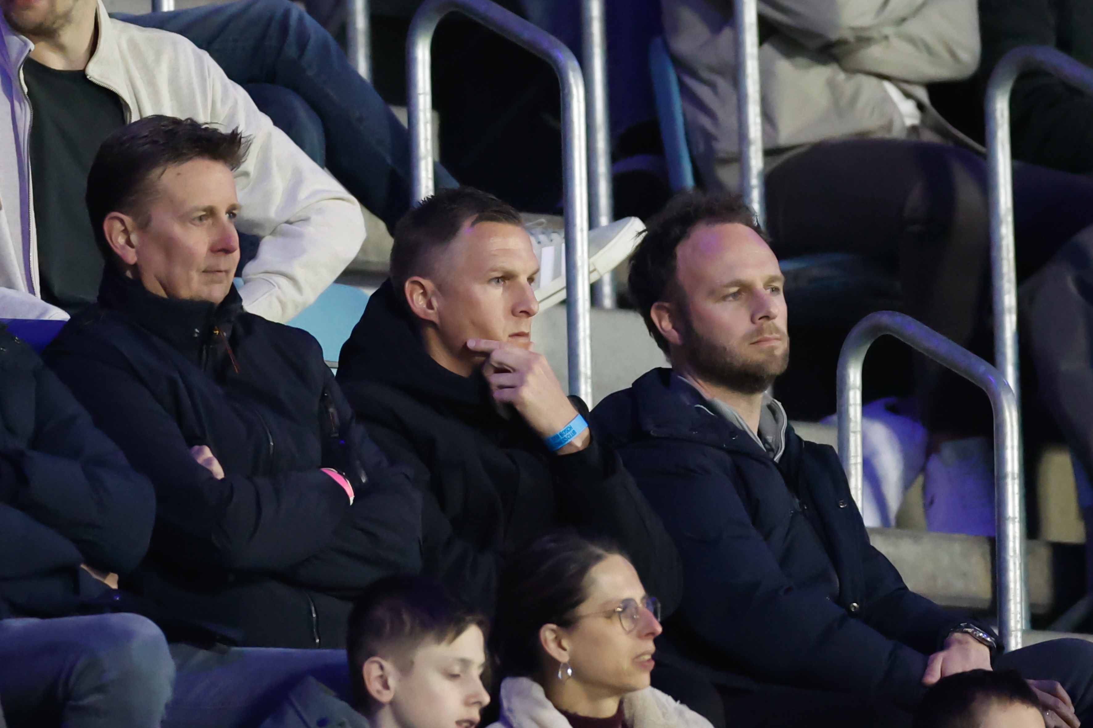 Direkteur Ard de Graaf, nije haadtrainer Johan Plat en Lambooij