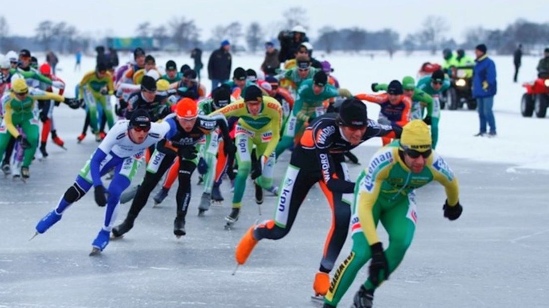 Op de Belterwiede werd tien jaar geleden nog geschaatst, nu zeker niet