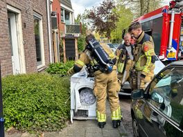 112 Nieuws: wasdroger vat vlam in Nijverdal