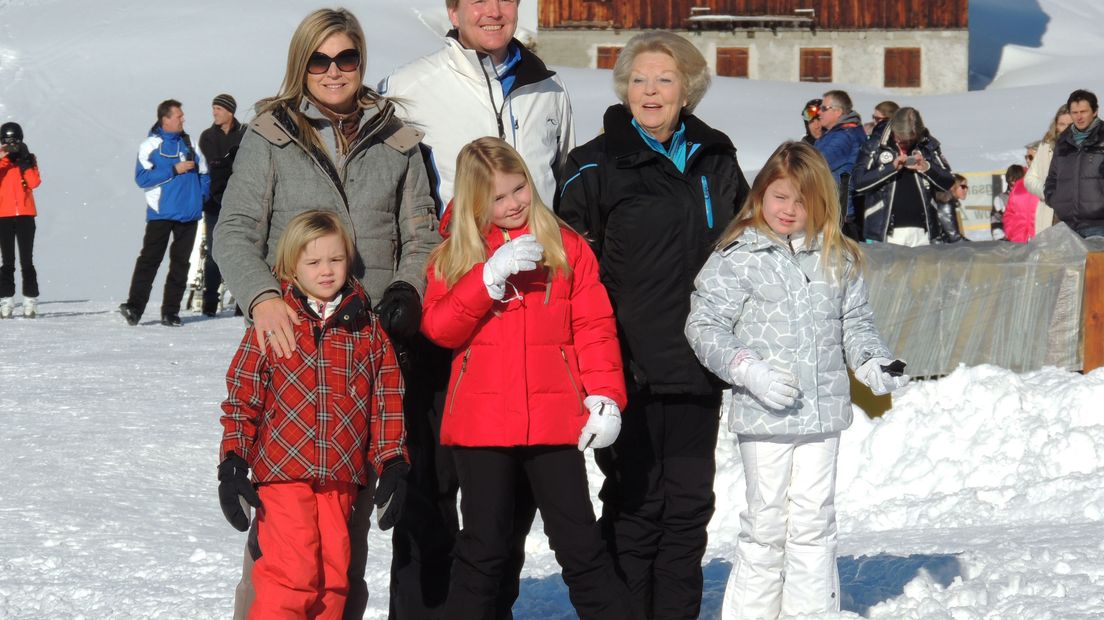 De jaarlijkse fotosessie met de koningin was vanmorgen in Lech