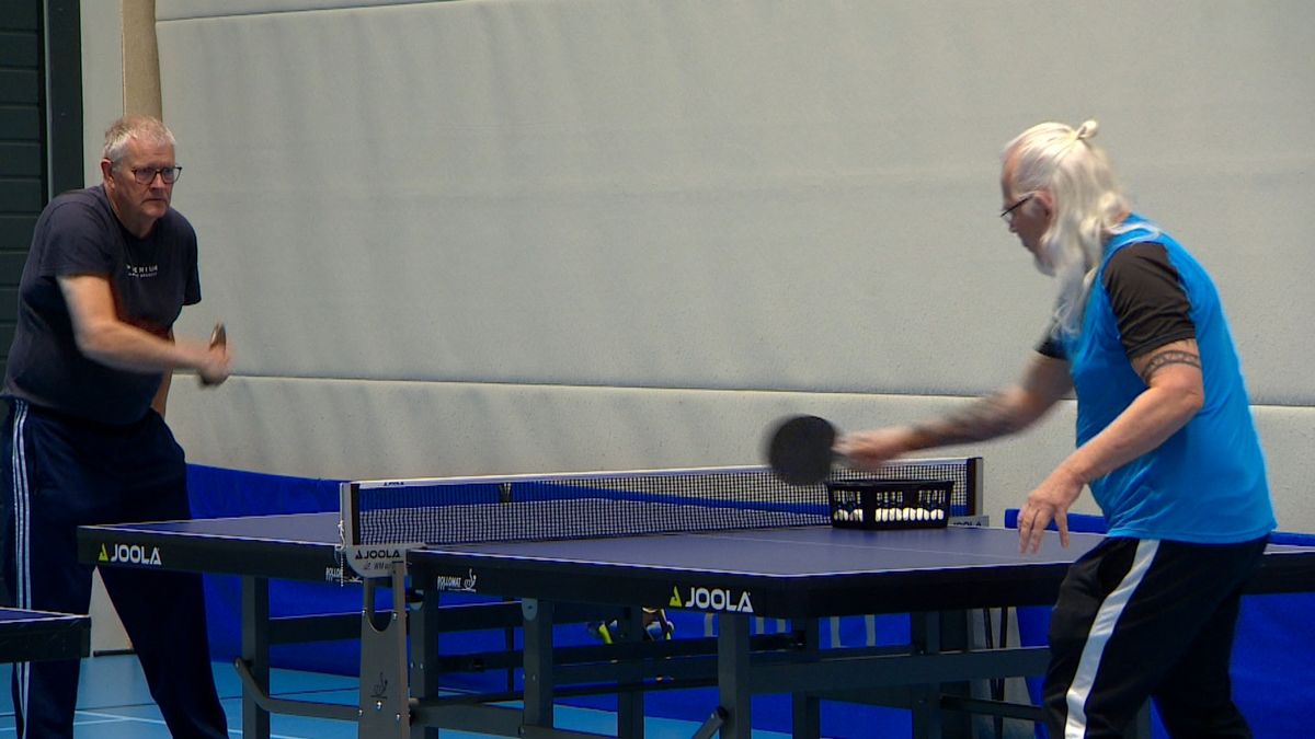 Herman Haan tafeltennist tegen Parkinson | Groningen Beweegt Samen