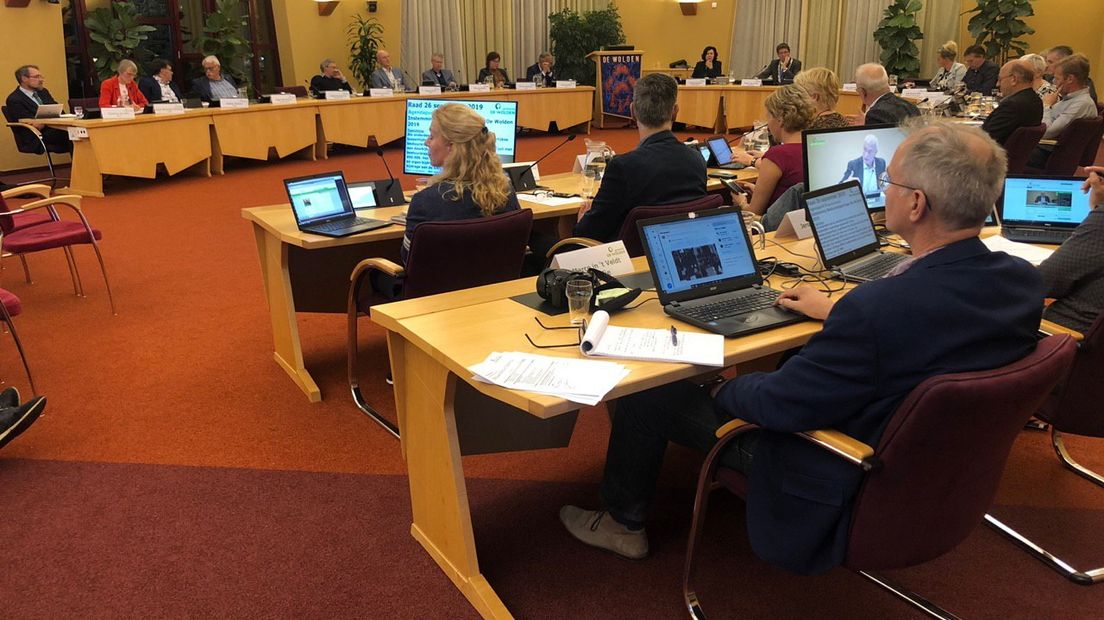 De gemeenteraad in De Wolden maakt zich niet druk over een dreigend tekort (Rechten: RTV Drenthe/Petra Wijnsema)