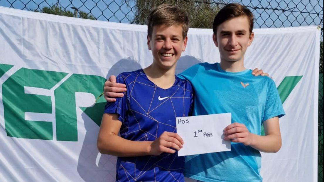 Tigo Nieland (15) en Stian van der Werf (14)