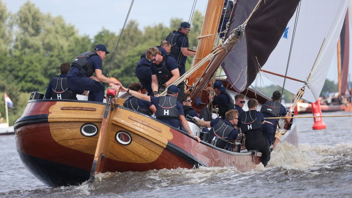 Titelverdediger Heerenveen zeilt achteraan, maar schipper Sytze Brouwer blijft rustig