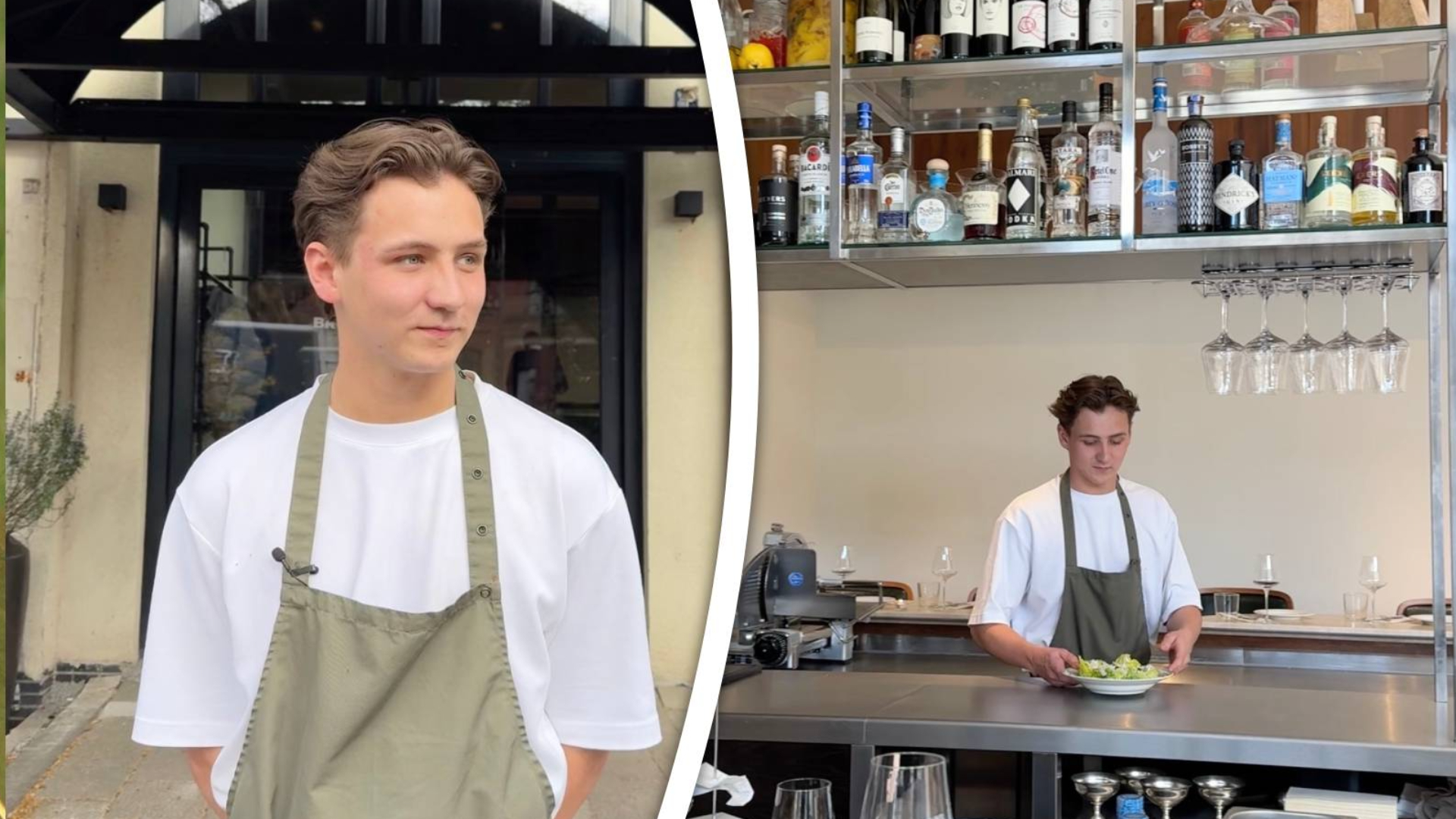 Jagger voor en in zijn gloednieuwe restaurant Broei