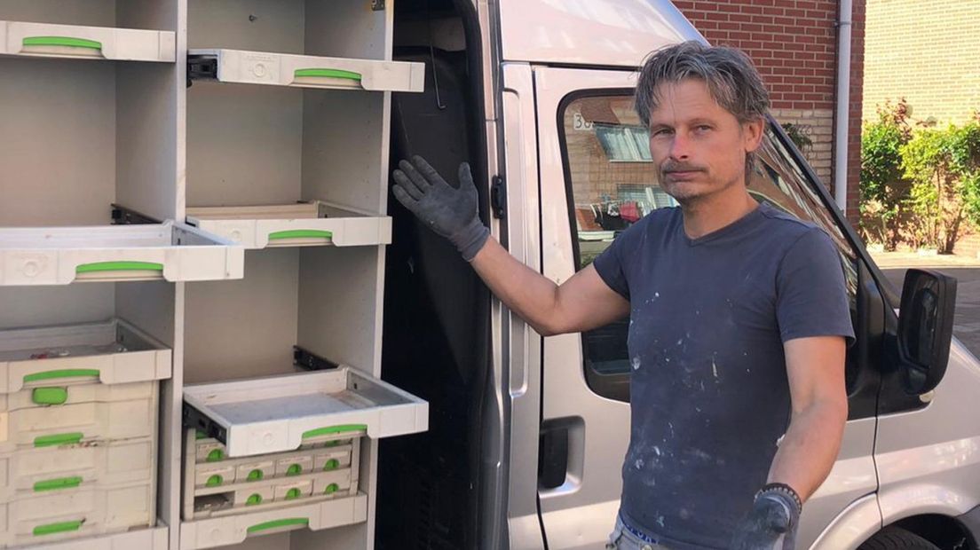 Voor de vierde keer is er ingebroken in Cees' klusbus