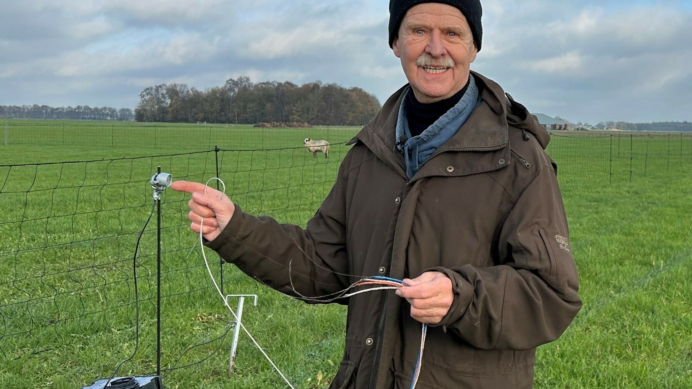 Is de útfining fan in Fryske skieppehâlder dé oplossing om wolven definityf op ôfstân te hâlden?