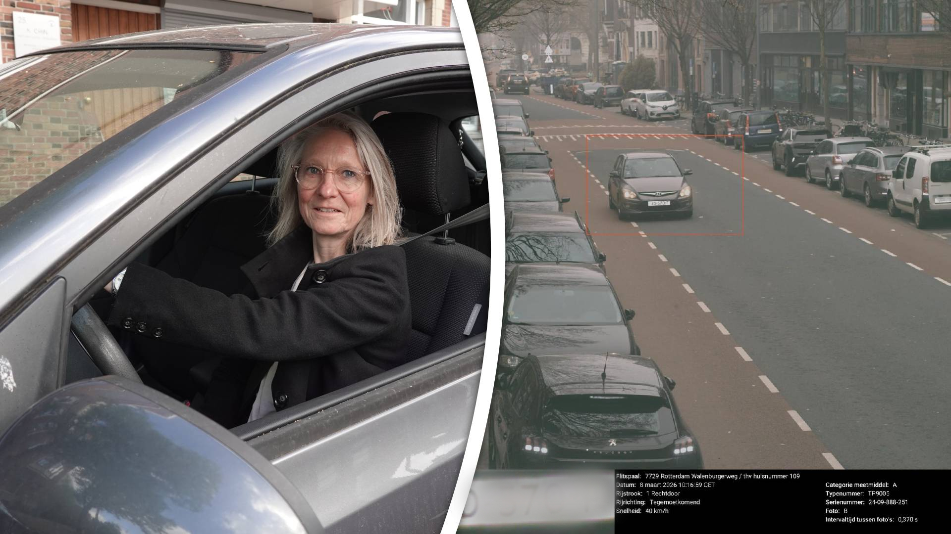 Verslaggever Marion Keete reed 10 km te hard op Walenburgerweg