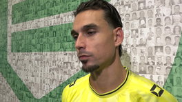 Kelle Roos (FC Emmen) genoot van debuut in Groningen