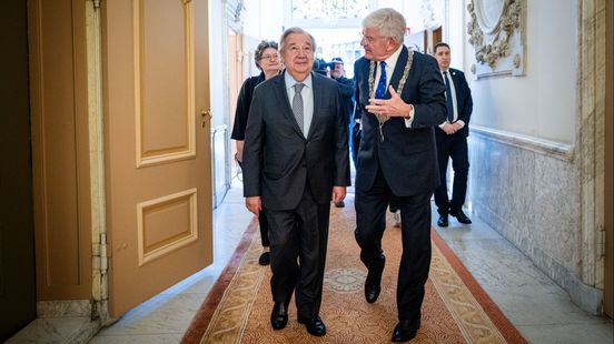 Hoog bezoek in Den Haag: baas Verenigde Naties is in de stad Home