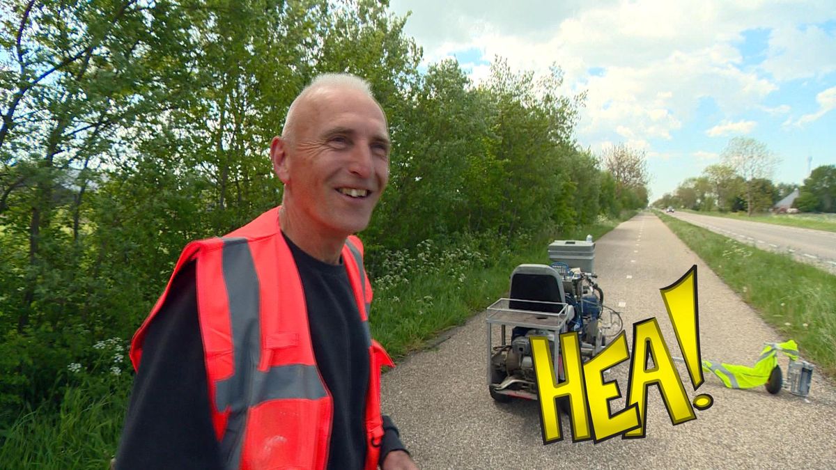 Sietze staat op zijn strepen