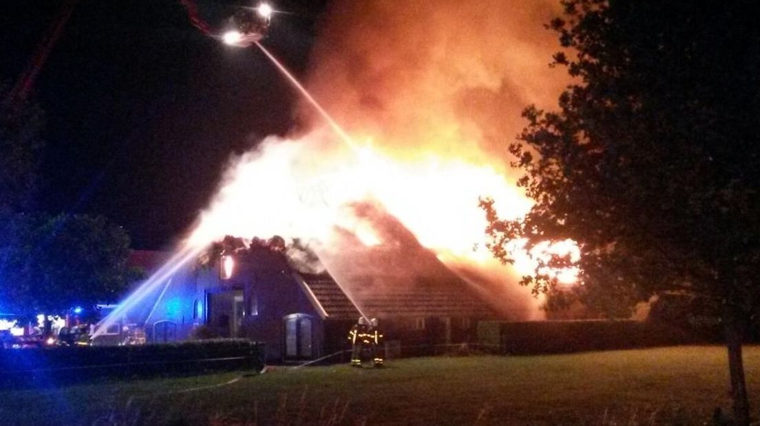 Blikseminslagen zorgden voor verschillende branden in onze provincie. Vooral huizen met een rieten kap moesten er aan geloven.