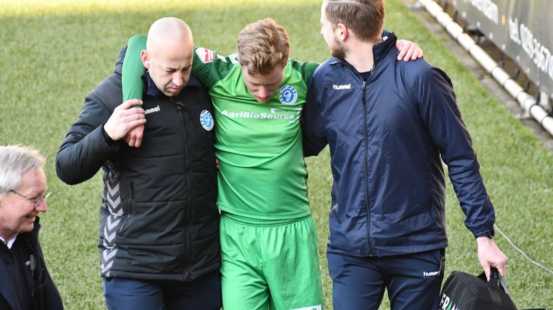 Rick Dekker moet er al af met een blessure