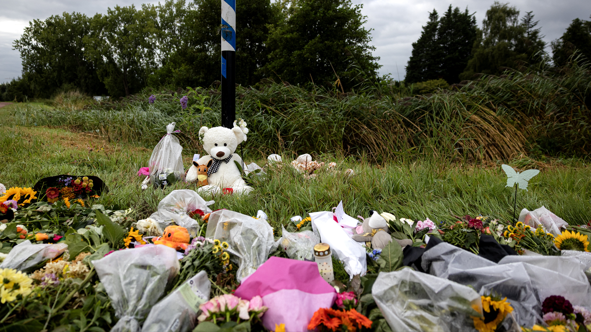 Bloemenmonument op plek waar 17-jarige Lisa uit Abcoude werd gevonden