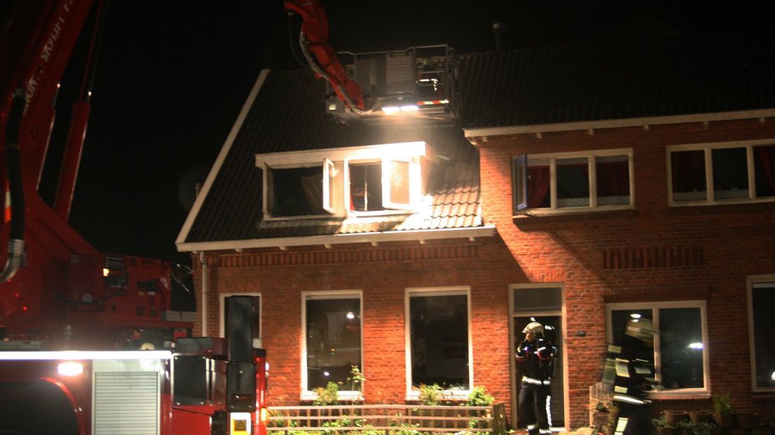 De brand in de woning