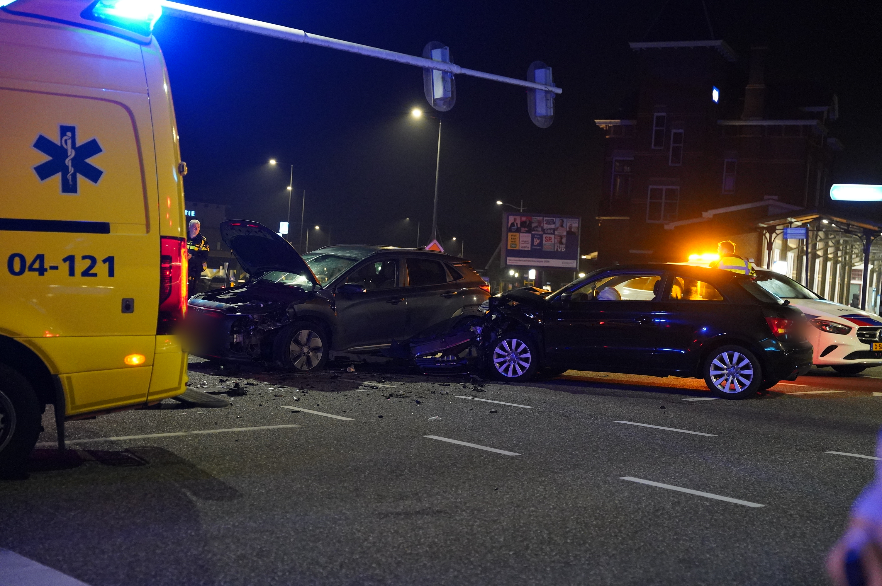 Persoon gewond bij botsing in Kampen.
