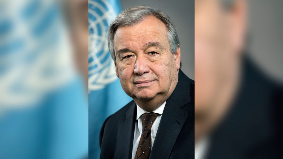 Antonio Gutteres, secretaris-generaal van de VN
