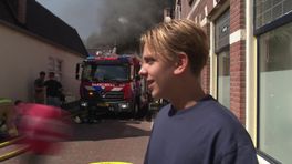 Buren reageren geschrokken op grote brand in Meppel