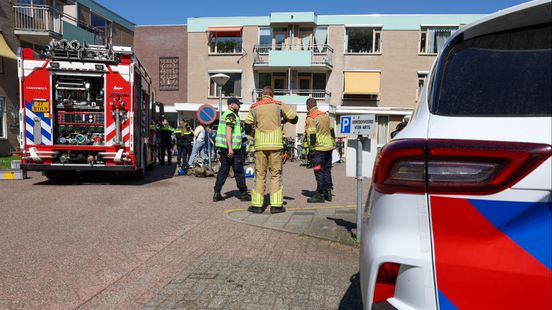 Brand in zorginstelling, meerdere bluswagens eropaf Home