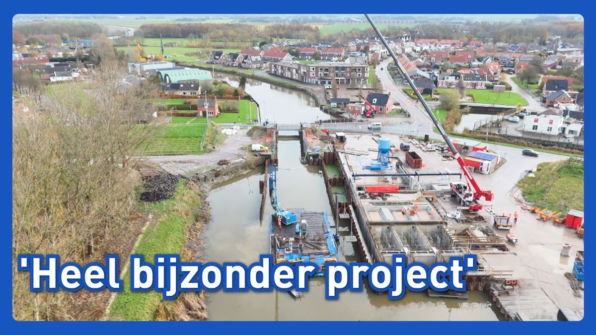 Zo vlot het werk aan nieuw gemaal midden in Zoutkamp