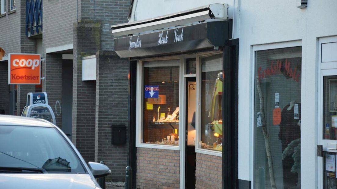 Gewapende overval op juwelier in Oldemarkt