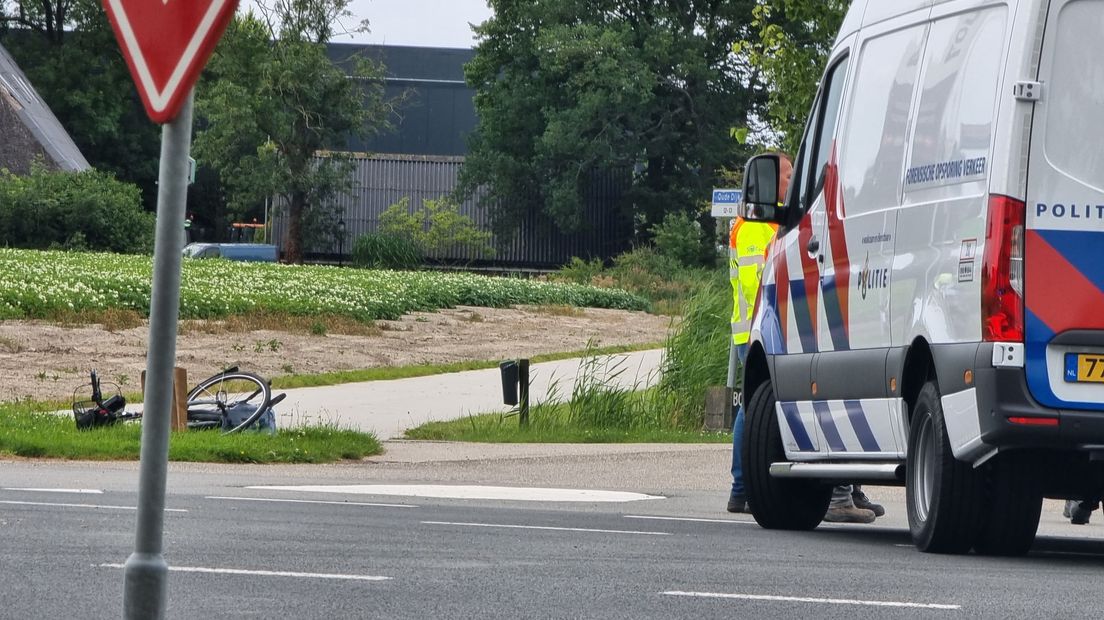 Plaats van het dodelijk ongeval bij Usquert