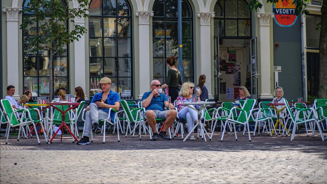 Archieffoto van terras in Deventer