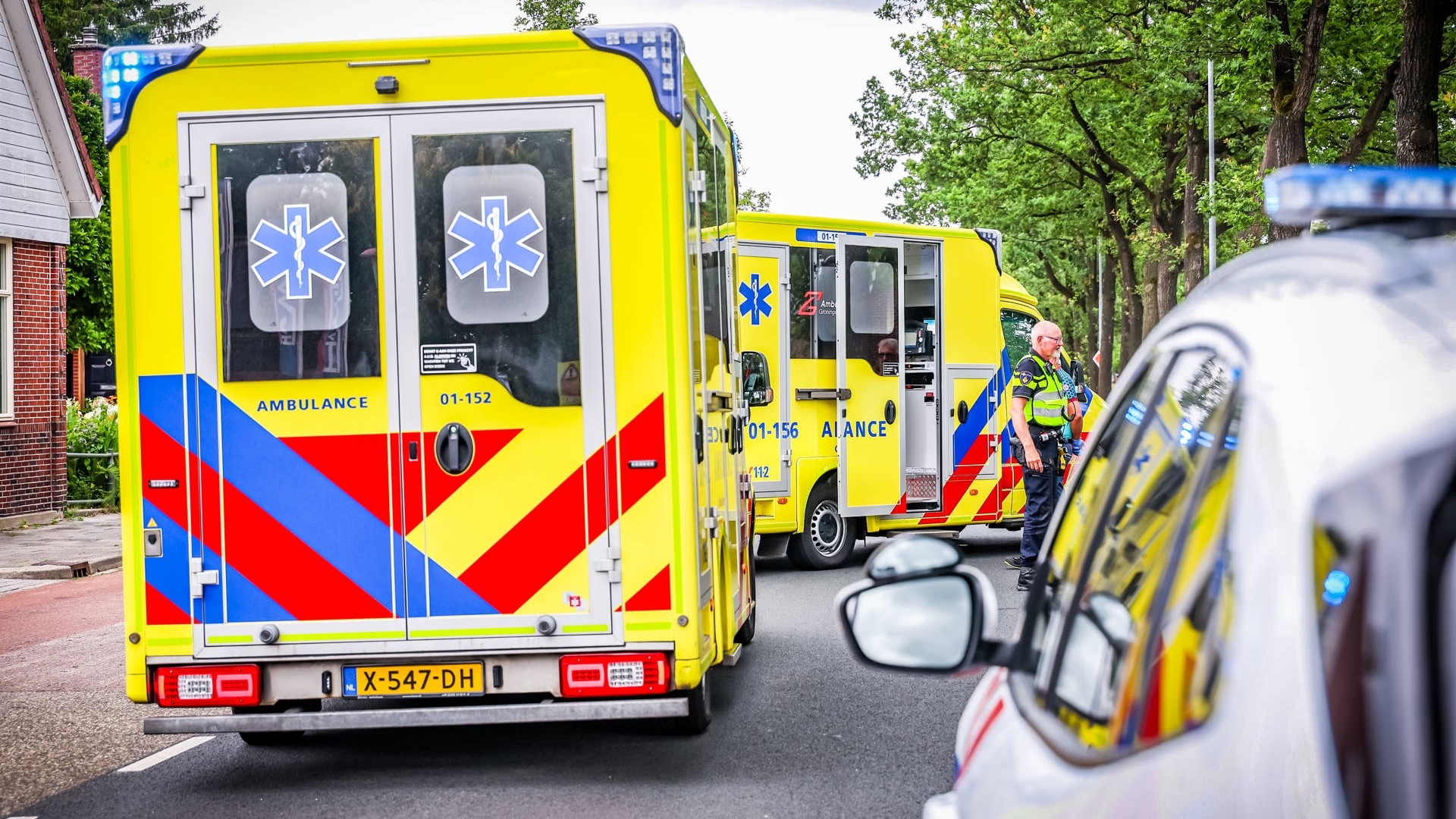 Voertuig te water en gewonde bij aanrijding in Musselkanaal.