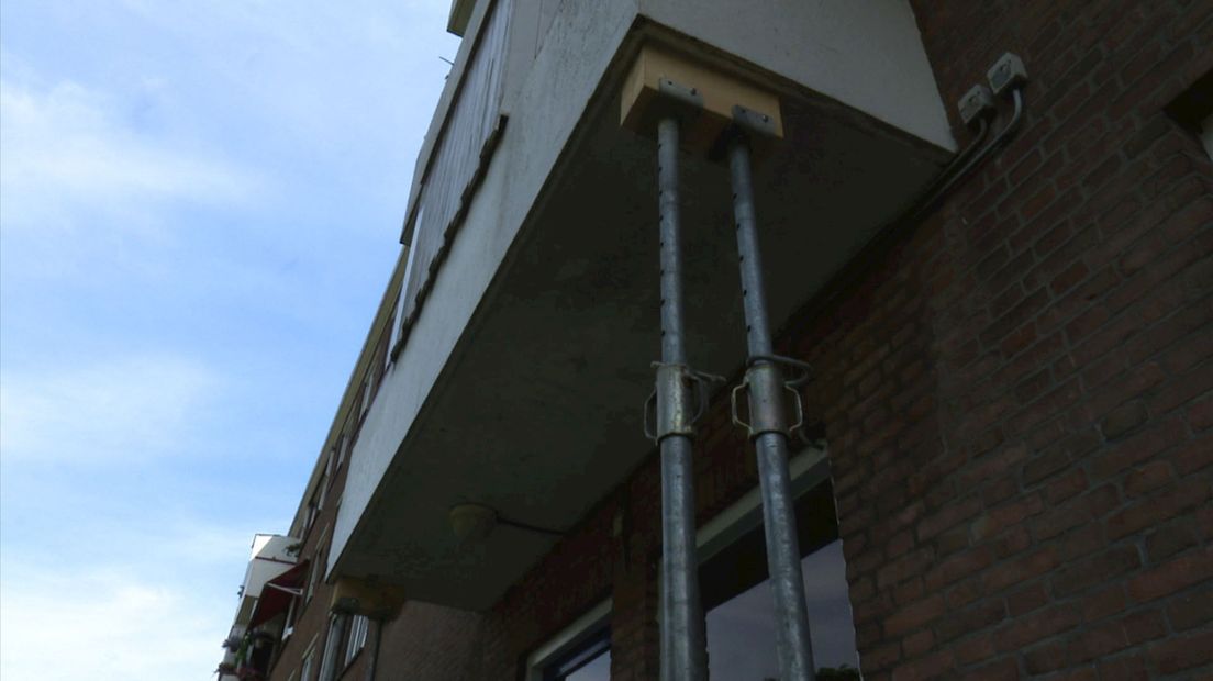 Onveilige balkons Zwolle gestut