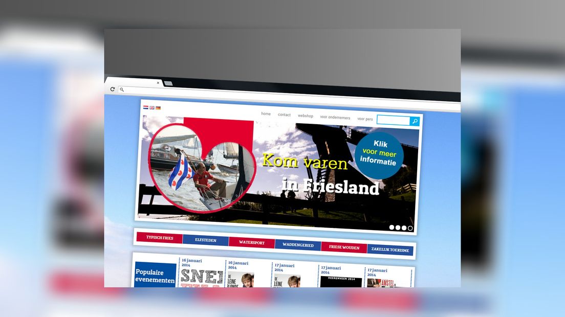 Website beleeffriesland.nl