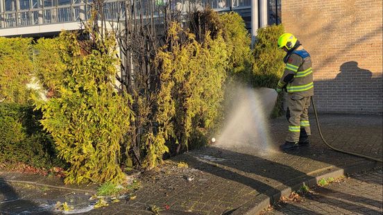 Brand bij sporthal • fietser aangereden