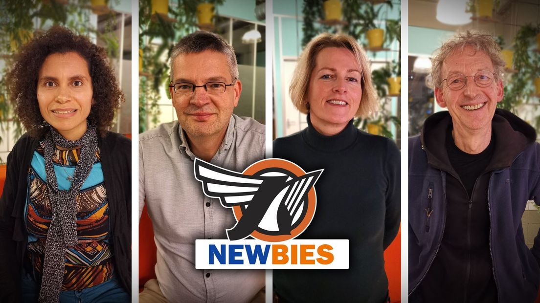 Van links naar rechts: Evelien Bernabela, Theo van Wageningen, Tineke de Wind en Theo van der Laan