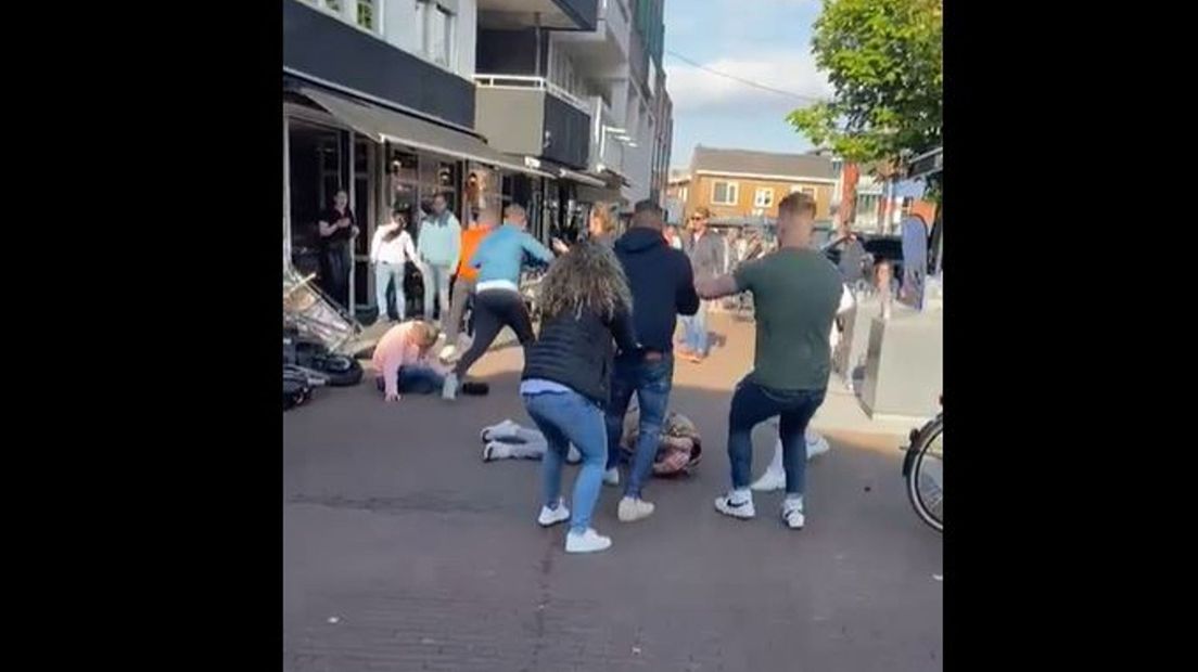 Beelden van de vechtpartij gingen viraal op het internet