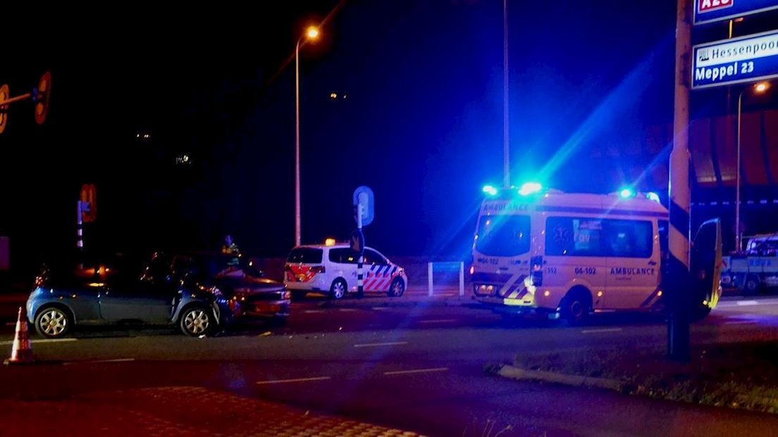 Gewonde bij aanrijding in Zwolle