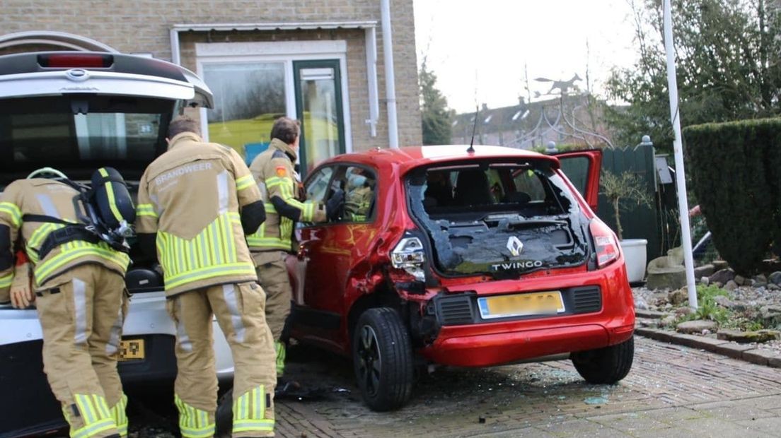 Auto ramt woning in Zwolle