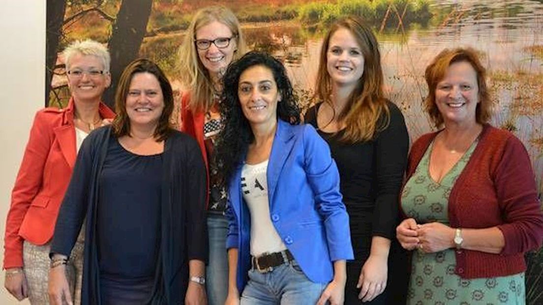 Team 'Toilettas' van de gemeente Hof van Twente