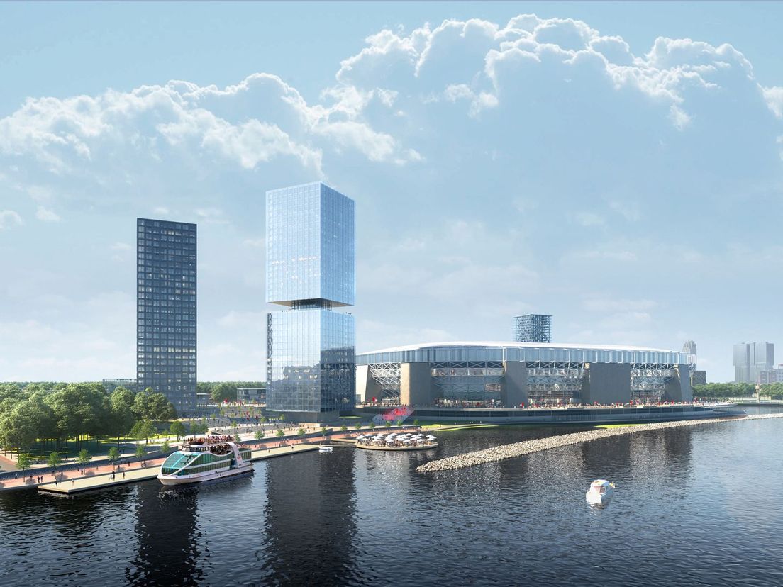 Het beoogde nieuwe Feyenoord Stadion