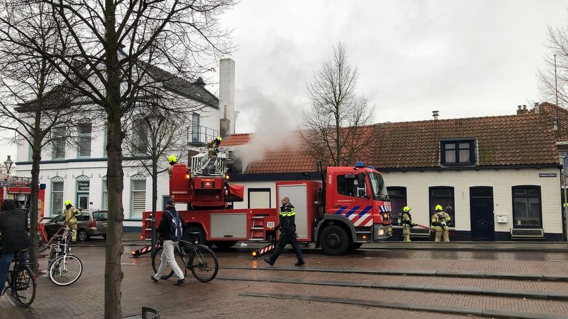 Brand in snackbar in Oost-Souburg