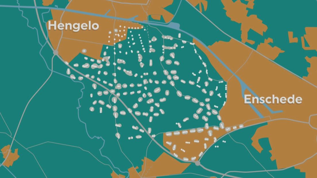 Cavernes tussen Enschede en Hengelo